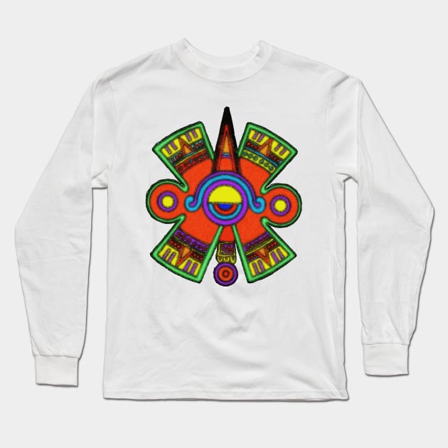 Mayan Eye Symbol. Long Sleeve T-Shirt by HoundB